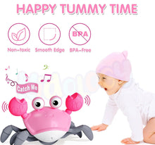 Load image into Gallery viewer, Dancing Musical Crawling Crab Baby Toy
