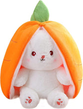 Load image into Gallery viewer, Reversible Bunny rabbit plush toy - 25cm, 35cm &amp; 50cm
